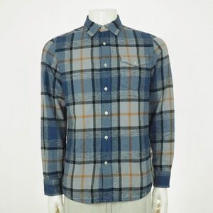 The North Face Blue Plaid Button-Down Shirt